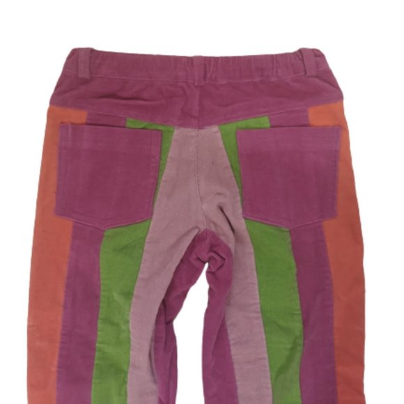 2006-2007 Deux par deux Flared Striped Corduroy Pants Girls Size 10 New NWT - Picture 3 of 5